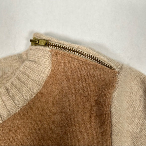 J. Crew Color Block Sweater with Double Zippers - Picture 6 of 14